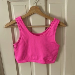 Aerie lined lounge bralette wide strap tank top cami